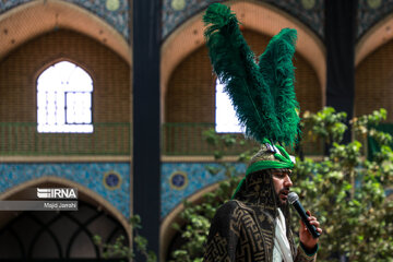 Traditional mourning ceremony for Imam Reza in center Iran