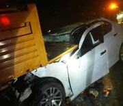 حادثه رانندگی در بزرگراه تبریز- زنجان با یک فوتی و سه مصدوم