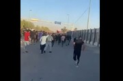 تظاهرات اعتراض آمیز هواداران جریان صدر در بغداد + فیلم