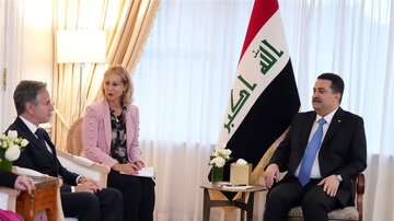 وزیر خارجه آمریکا با نخست وزیر عراق دیدار کرد/ دعوت بایدن از السودانی