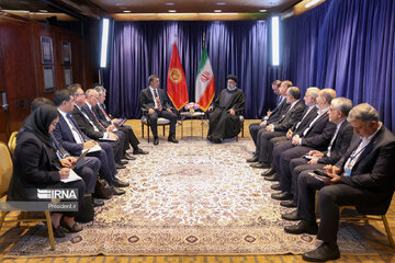 Iranian President, Kyrgyz President meeting in New York