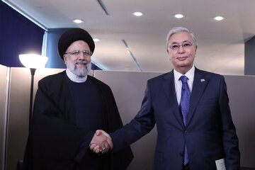 Iranian President, Kazakhstan President meeting in New York