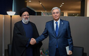 رئيس جمهورية كازاخستان لنظيره الايراني : ملتزمون بتعزيز العلاقات مع طهران