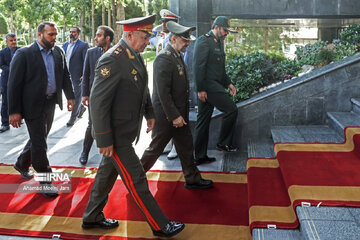 Iranian Defense Minister,  Russian counterpart meeting in Tehran