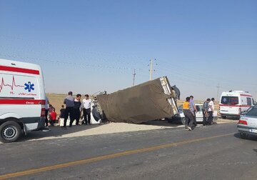 هشت مصدوم و یک جان‌باخته در حوادث رانندگی استان سمنان