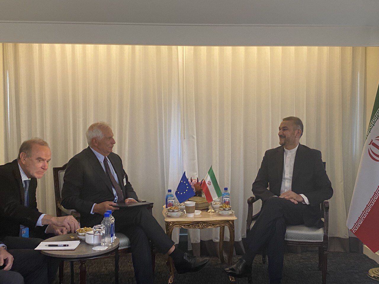 Амир Абдоллахиян встретился с главой дипломатии Евросоюза в Нью-Йорке