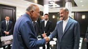 وزیران خارجه ایران و مصر بر تقویت روابط و همکاری‌های دو کشور تاکید کردند + فیلم