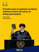 Reacción del presidente Raisi sobre profanación del Corán en ciertos países occidentales