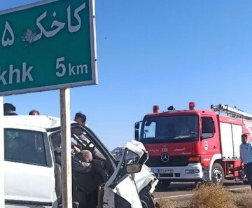 تصادف در گناباد چهار کشته و پنج مجروح برجا گذاشت