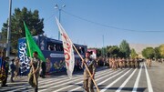 فیلم/ رژه نیروهای مسلح در همدان
