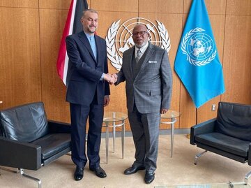دیدار امیر عبداللهیان و دبیرکل مجمع عمومی سازمان ملل در نیویورک