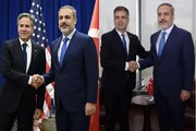 Türkiye Dışişleri Bakanı, Siyonist Rejim ile ABD Dışişleri Bakanları İle New York'ta Bir Araya Geldi