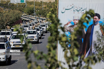 Sacred Defense Week military parade in Iran's Mashhad