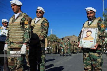 Sacred Defense Week military parade in Iran's Mashhad