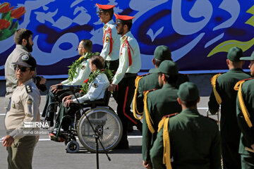 Sacred Defense Week military parade in Iran's Mashhad