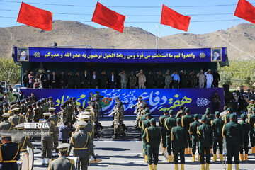 Sacred Defense Week military parade in Iran's Mashhad