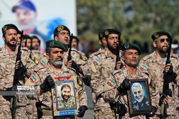 Sacred Defense Week military parade in Iran's Mashhad