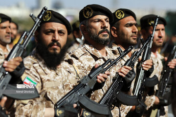 Sacred Defense Week military parade in Iran's Mashhad