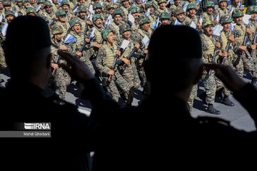 Sacred Defense Week military parade in Iran's Mashhad