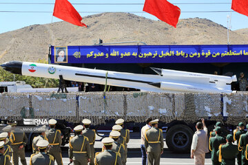 Sacred Defense Week military parade in Iran's Mashhad