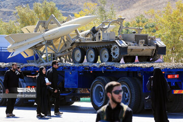 Sacred Defense Week military parade in Iran's Mashhad