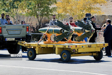 Sacred Defense Week military parade in Iran's Mashhad