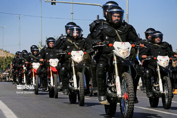 Sacred Defense Week military parade in Iran's Mashhad