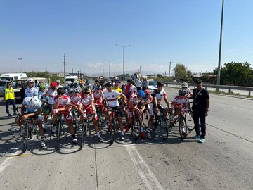 قهرمانی رکابزن ایران در مسابقات بین‌المللی ارمنستان