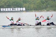 Женская сборная Ирана по академической гребле завоевала серебро на Азиатских играх