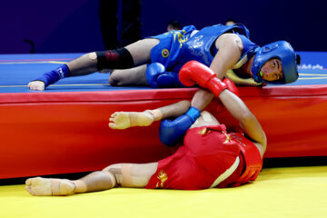 En image les Jeux Asiatiques "Hangzhou 2023" : Wushu - Sanda