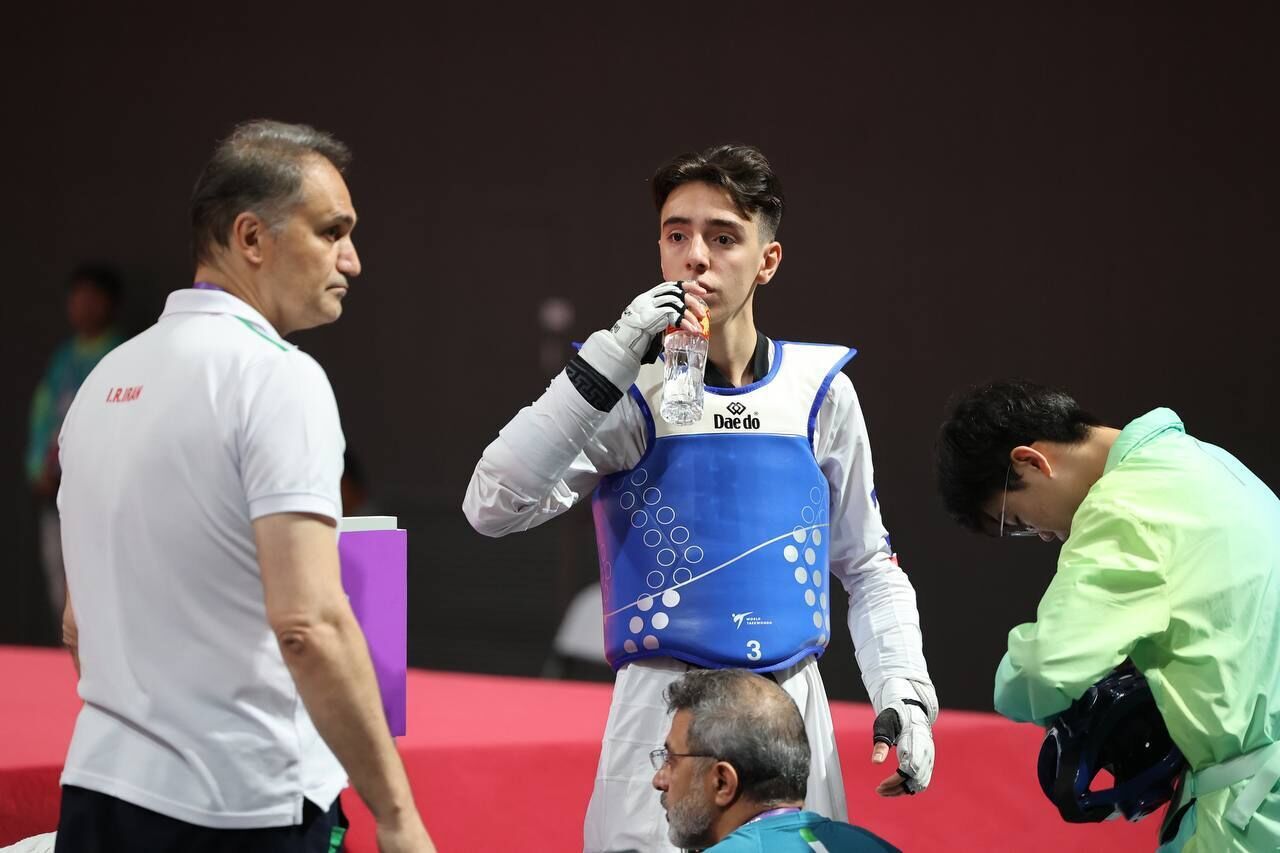 Iran’s taekwondoka receives silver in Hangzhou Asian Games