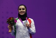 Erste Wushu-Medaille im Hangzhou-Wettbewerb für Iranerin Zahra Kiani