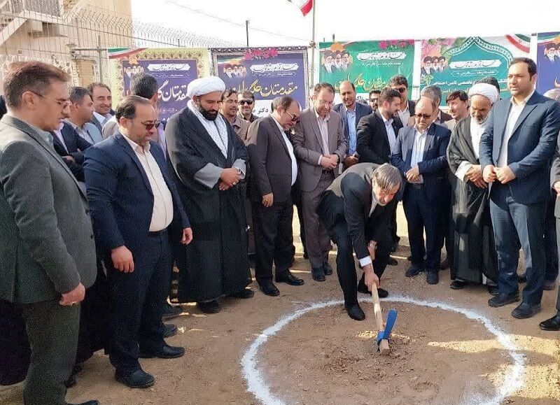 کلنگ ساخت درمانگاه تامین اجتماعی جاجرم به زمین زده شد