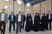 بازدید معاون رئیس جمهور از سالن ورزشی در دست ساخت بانوان شیراز