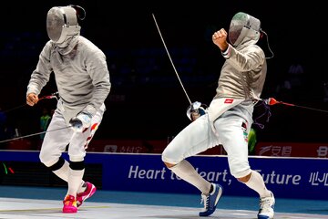 La selección iraní de esgrima, medalla de bronce en Juegos Asiáticos de Hangzhou