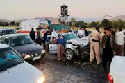 تصادف ۲ خودرو در محور پیرانشهر- نقده هفت مصدوم برجا گذاشت