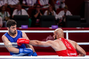 Iranian boxer at Hangzhou Asian Games