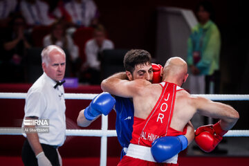 Iranian boxer at Hangzhou Asian Games