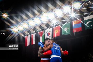 Iranian boxer at Hangzhou Asian Games