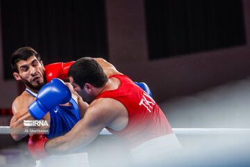 Iranian boxer at Hangzhou Asian Games