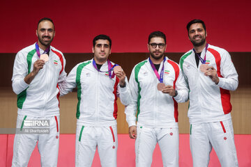 Iran fencing team finishes 3rd in Asian Games