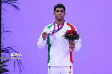 Gymnast wins first-ever medal for Iran at Asian Games
