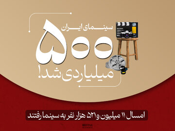 سینمای ایران ۵۰۰ میلیاردی شد!