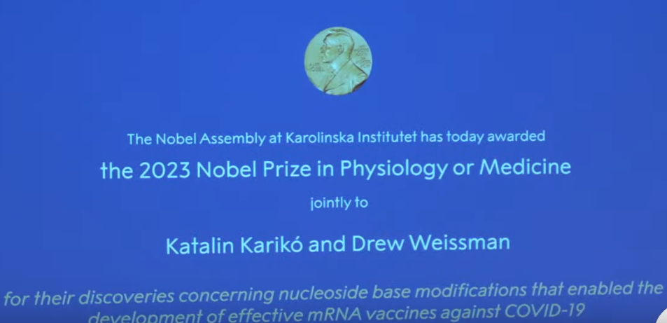 «کاتلین کریکو» و «درو وایسمن» برنده جایزه نوبل پزشکی ۲۰۲۳ شدند