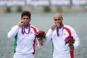 کانوی دونفره ۵۰۰ متر مردان ایران برنزی شد