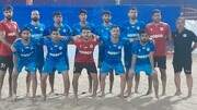 تیم فوتبال ساحلی فولاد هرمزگان در ضربات پنالتی بر صدر شیمی یزد چیره شد