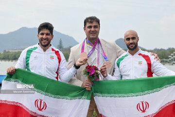 Iran’s canoeists win bronze in Asian Games