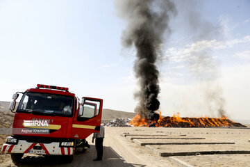 Destruction of 1,300 tons of smuggled goods