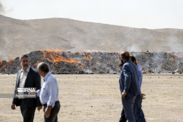 Destruction of 1,300 tons of smuggled goods