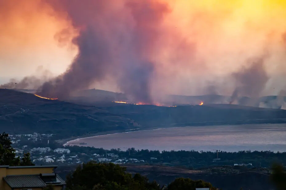 Incendie à La Réunion : plus de 200 hectares de broussailles brûlés depuis hier